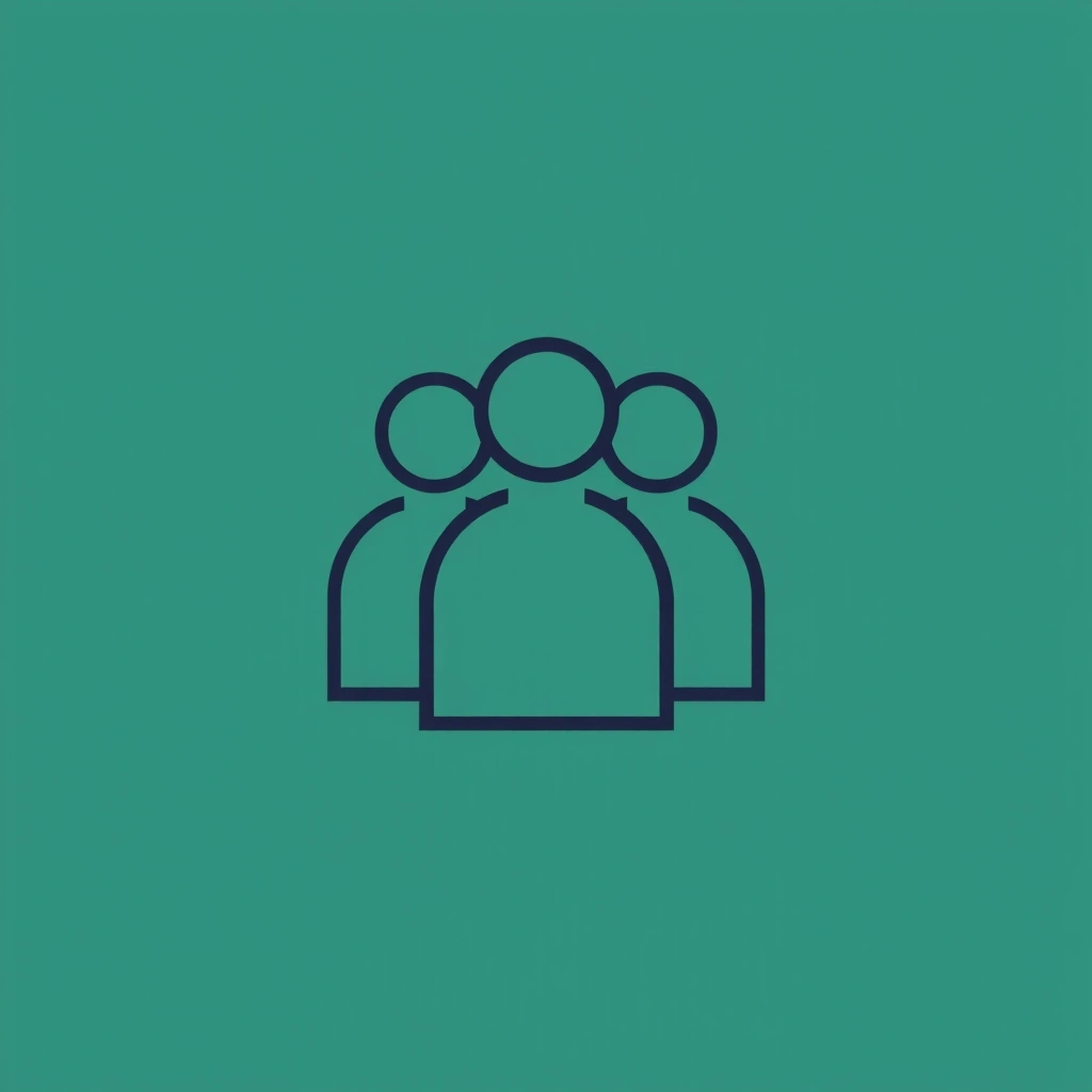 Icona di un team di persone